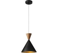 Ceiling Scandinavian Light, Tapered Full Copper LED Chandelier, Lanyard Adjustable Pendant Ceiling Fixture Lamp for Bedroom, Study, Cafe