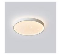 Ceiling Slim Flush Mount Ceiling Light 3-Color Light-Changing Ceiling Lamp Bright Star Shade Decoration Lighting Lamps Suitable for Bedroom Dining Room Office-Black-48cm(Blanc,48cm)