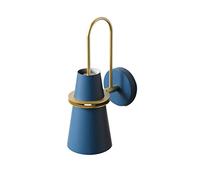 Ceiling Wall Light Fixtures Nordic Wall Horn Metal Wall Lamp Lighting for Aisle Corridor Bedside Reading Light E27,Blue