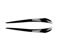 Ceja de Faro para 320i 325i 328i 330i 335i 2007-2014 E92 E93 para LCI Cejas para Faro Delantero Coche Tapa Embellecedora Tapa Lámpara Pegatina Faros Cejas(Gloss Black)