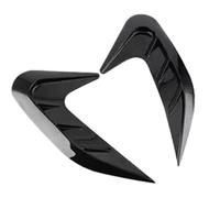 Ceja de Faro para A3 S3 RS3 8Y 4 Puertas Sedán 2020 2024 Faro Delantero Coche Ceja Clara Marco Decoración Cubierta Embellecedora Sintonización Aire Faros Cejas(Rear Glossy Black)