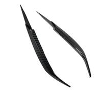 Ceja de Faro para BMW E71 E72 X6 30d 35d 35i 40d M50i M50d X6M 2008-2014 Adhesivos Molduras de carrocería ABS Negro Brillante Faros Delanteros Ceja Malvada Párpados