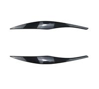 Ceja de Faro para BMW Serie 3 E90 E91 ABS Negro Brillante Cejas de Faro Párpado 2005 2006 2007 2008 2009 2010 2011