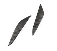 Ceja de Faro para Tesla Model 3 2017 2018 2019 2020 2022 2021 2023 ABS Negro Brillante Aspecto de Carbono Ceja de Faro de Coche Párpado Párpados de Faro