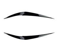 Ceja de Faro para X1 F48 2015 2016 2017 2018 2019 2020 2021 2022 Pegatinas Párpados Cejas para Faro Delantero Coche Negro Brillante Faros Cejas(Glossy Black)