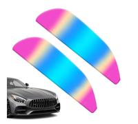 Ceja de lluvia para espejo retrovisor de automóvil - 2 protectores de visión trasera, cubierta protectora resistente a la suciedad, diseño de duradero | Mantenga una visión clara para vehícul