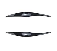 Ceja faro coche negro Para 3Series Para E90 Para E91 2005-2011 Negro Brillante Faro Cejas Párpado