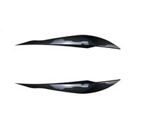 Ceja faro coche negro Para 3Series Para F30 Para F31 2012-2018 Faros Coche Cejas Cubierta Párpados Pestañas Cabeza Pegatinas Accesorios