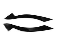 Ceja faro coche negro Para Z4 Para E89 2009-2015 Faro Delantero Coche Ceja Párpado Pestaña Cubierta Embellecedor Negro Piano Lámpara Exterior Protectora