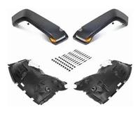 Ceja Neumático Para Jeep Para Wrangler JK 2007-2017 J374 ABS Guardabarros Delantero Diseño JL A Guardabarros De Rueda JK Con Luz 2/4 Puertas Arco Rueda Guardabarros