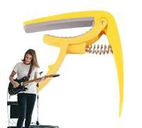 Ceja Para Guitarra - Herramienta de Aprendizaje de Acordes,Capó Ajustable y Práctico para Principiantes Estudiantes Práctica Escuela Lecciones