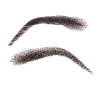 Cejas artificiales de encaje - cejas hechas a mano | Extensiones de cejas reutilizables negras, pegatinas de transferencia estilo arco, pegatinas para mujeres, maquillaje, hogar, belleza
