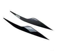 Cejas de faros delanteros para Ford Focus, par de rayas de fibra de carbono, kit de decoración de cubierta de faro izquierdo y derecho