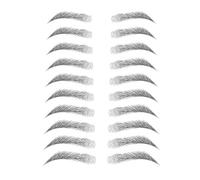 Cejas impermeables, temporales, cejas temporales, cejas postizas impermeables con detalles similares al cabello, transferencia instantánea y despegue para natü