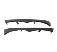 Cejas para faros coche Ajuste para BMW E46 2002-2005 juego de molduras faros delanteros inferiores repuesto(1 pair)