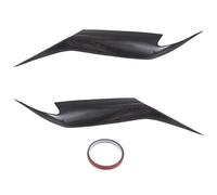 Cejas para faros coche Ajuste para Toyota Camry 2006-2011, párpados de carbono Real, tapas para cejas, cubierta embellecedora faros