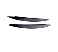 Cejas para faros coche Ajuste para VW Golf 7 VII GTI GTD R MK7 2013-2017 faro delantero ceja embellecedor de párpado(Glossy Black)