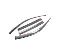 Cejas para faros de coche Accesorios para automóviles, visera para ventana, parasol para ventilación, deflectores de viento y lluvia con molduras cromadas 2019-2022