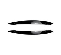 Cejas para Faros de Coche para BMW X5 E70 2008-2013, Cubierta de Párpado Autoadhesiva Pegatina de Cejas para Coches Accesorio,Black