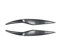 Cejas para Faros de Coche para Ford Fiesta MK6 2008-2012, Cubierta de Párpado Autoadhesiva Pegatina de Cejas para Coches Accesorio,Carbon Fiber