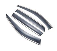 Cejas para faros de coche Para Jeep para Compass 2010-2016, visera exterior de plástico para parasoles, deflectores lluvia y para sol, 4 unidades