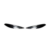 Cejas para Faros de Coche para Mercedes-Benz Smart 2014-2025, Cubierta de Párpado Autoadhesiva Pegatina de Cejas para Coches Accesorio,Carbon Fiber