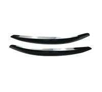 Cejas para Faros de Coche para Volkswagen Polo 2010-2017, Cubierta de Párpado Autoadhesiva Pegatina de Cejas para Coches Accesorio,Black