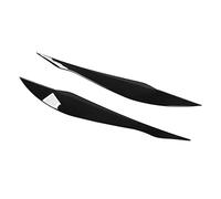 Cejas para Faros Delanteros de Coche, Faros Delanteros para Faros Delanteros, Pegatinas para Párpados de Cejas, Pegatinas para Coche, Embellecedor para Serie 3 F30 F31 2012-2018 (Negro Brillante)