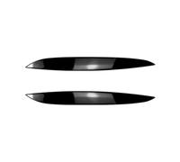 Cejas para faros delanteros del coche Para VW Para Golf MK4 Para GTI Para TDI Para SDI R32 Para FSI GL Para GLS Variant 97-05 Cubierta Párpados Tipo Ceja Para Faro Coche(Glossy Black)