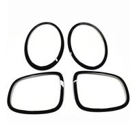 Cejas para Faros Delanteros Para Para Mini Para Cooper S F55 F56 F57 JCW 14+ Faro Delantero + Cubierta Luz Trasera Embellecedor Marco Faro Luz Trasera Bisel Cejas de Faro de Coche