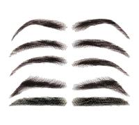 Cejas Postizas - 1 Par de Cejas Reutilizables | de pelo hechas a mano transpirables | Accesorio cosmético de aspecto natural para mujeres y hombres, mejora del maquillaje, aspecto natural