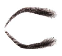 Cejas Postizas Cabello Real | Cejas Hechas a Mano Reutilizables para Hombres y Mujeres | 1 Par de Transpirables para Disfraces, Maquillaje, Teatro, Cosplay, Caracterización