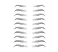 Cejas postizas temporales con trazos parecidos al pelo, transferencia