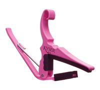 Cejilla de cambio r pido Kyser para guitarra ac stica de 6 cuerdas, color rosa Revival