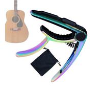 Cejilla de guitarra acústica, accesorios de abrazadera de ukelele, cejilla portátil de alta resistencia para actuaciones en escenario, conciertos en , práctica, sesiones de grabación, aula de