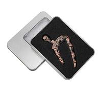 Cejilla de guitarra, ajuste ajustable Calavera Cejilla de guitarra Abrazadera de guitarra Guitarra Kapo Abrazadera de afinación de guitarra Folk para guitarra acústica popular Ukelele(Bronce)