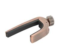 Cejilla de guitarra eléctrica, Cejilla de metal multifuncional Tamaño compacto para instrumentos de cuerda (Bronce)