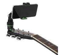 Cejilla De Guitarra Para Teléfono Inteligente, Soporte Para Teléfono Con Cabeza De Guitarra, Abrazadera Para Cuello De Clavijero De Bajo Para Enseñar Grabación De Video Con Paño De Limpieza Y Púas