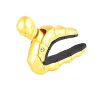 Cejilla de Guitarra, Perilla con Forma de Calavera para Clip de Cabeza de Esqueleto Acústico y Eléctrico Piezas de Accesorios de Hermeticidad Ajustables para Ukelele de Guitarra