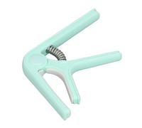 Cejilla de Guitarra Resorte ABS Duradero Presión Uniforme Capo de Fácil Operación para Ukelele Acústico, bajo, Banjo, Mandolina (verde claro)