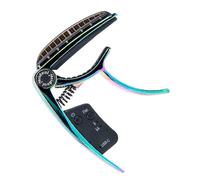 Cejilla de metal para guitarra fácil de transportar, abrazadera de resorte, perfecta para principiantes y profesionales, afinador de guitarra eléctrica acústica