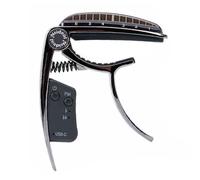 Cejilla de metal para guitarra, pinza de afinación para ukelele, cejilla de aleación con textura, pieza de repuesto para guitarra acústica y eléctrica, cejilla profesional con afinador