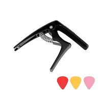 Cejilla deslizante ajustable para afinar el tono de instrumentos de cuerda con 3 púas para guitarra acústica eléctrica