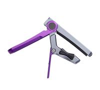 Cejilla deslizante para guitarra - Abrazadera de instrumento de cuerda de 8 x 8 x 2 cm, controlador de acústico para lecciones, ajustador de aleación de aluminio con configuración rápida