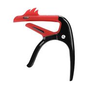 Cejilla para guitarra acústica rosa con pájaros de fuego, repuesto de silicona, 6 cuerdas, guitarras eléctricas, ukelele, negro