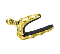 Cejilla para guitarra de cambio rápido, Capo de guitarra for guitarras acústicas y eléctricas de 6 cuerdas y ukelele en multicolor(Gold)