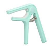 Cejilla para Guitarra Fácil Operación Cejilla para Guitarra Eléctrica con Resorte ABS Resistente Presión Uniforme para Guitarra Acústica Ukelele Bajo Banjo Mandolina (verde claro)