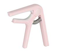 Cejilla para Guitarra Fácil Operación Cejilla para Guitarra Eléctrica con Resorte ABS Resistente Presión Uniforme para Acústica Ukelele Bajo Banjo Mandolina (PINK)