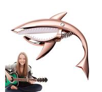Cejilla Para Guitarra Shark - Shark Caрo | Guitar Capo Shаrk, Agarre Ergonómico Para Guitarras Eléctricas Acústicas Y Ukelele Músicos Regalo Mujeres Hombres, Para Guitarras Eléctricas Folk Acústicas Y