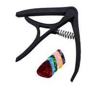 Cejilla universal de aluminio para guitarra acústica, clip de transposición para ukelele, accesorios para guitarra